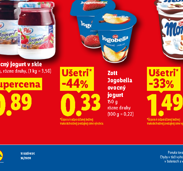 Zott Jogobella ovocný jogurt