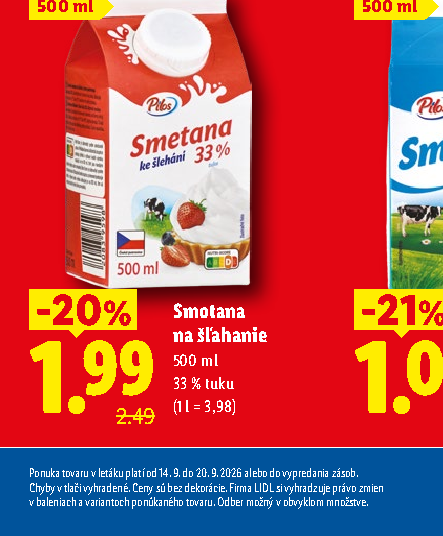 Smotana na šľahanie