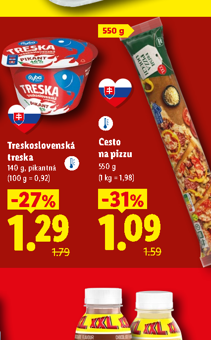 Cesto Treskoslovenská na pizzu