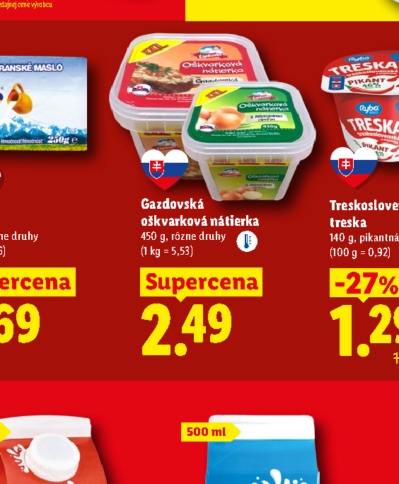 Gazdovská Treskoslovenská oškvarková nátierka treska