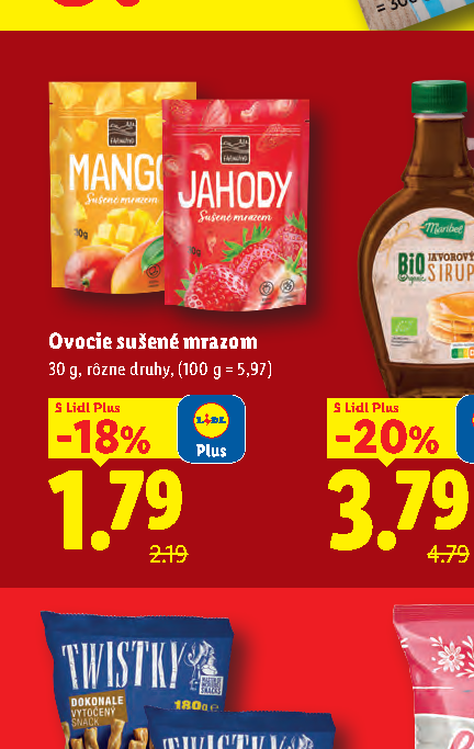 Ovocie sušené mrazom