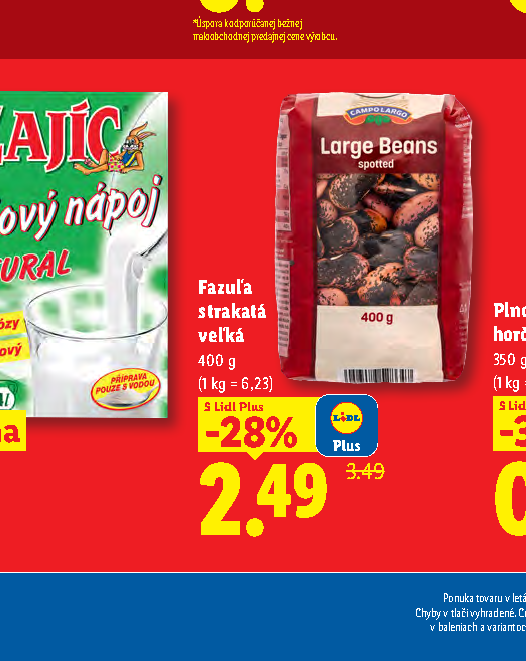 Fazuľa strakatá veľká