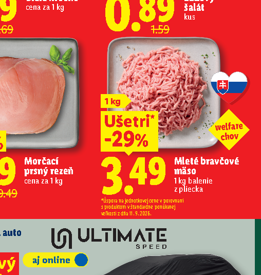 Mleté bravčové mäso