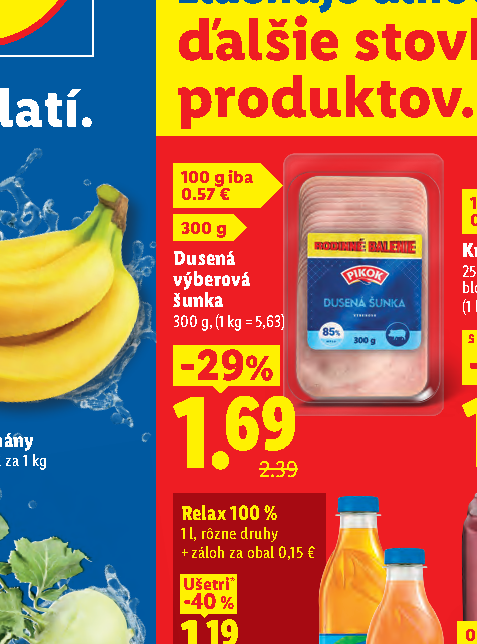 Dusená výberová šunka
