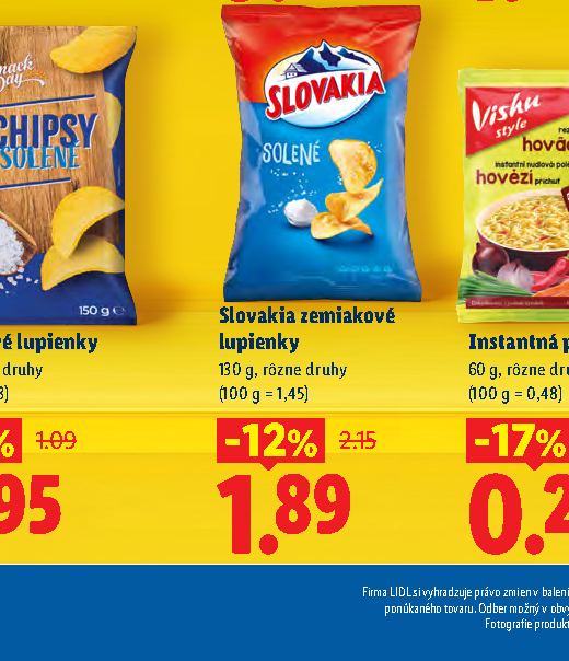 Slovakia zemiakové lupienky