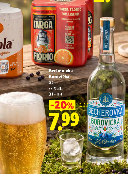 Becherovka Borovička