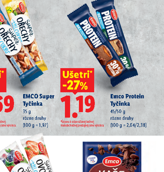 Emco Protein Tyčinka