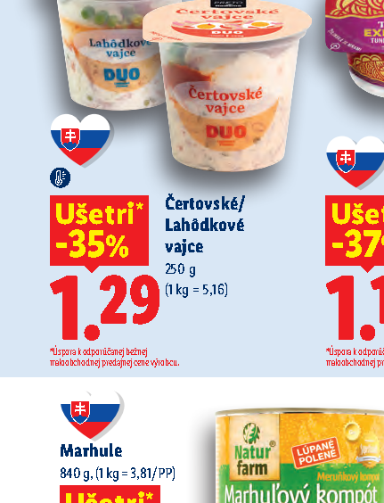 Čertovské/ Lahôdkové vajce