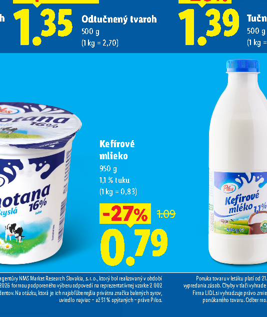 Kefírové mlieko