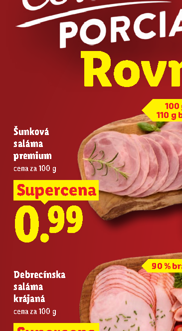 Šunková saláma premium
