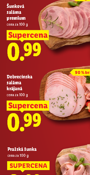 Debrecínska saláma krájaná
