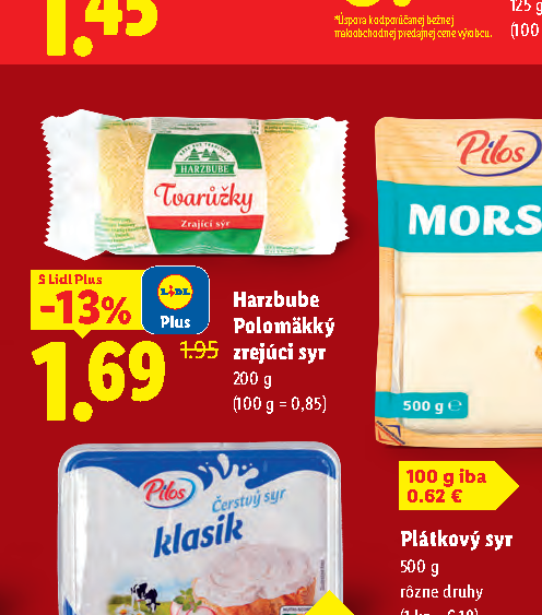 1.95 zrejúci syr