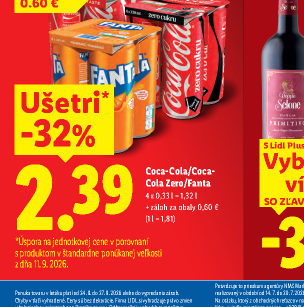 Coca-Cola/Coca- Cola Zero/Fanta