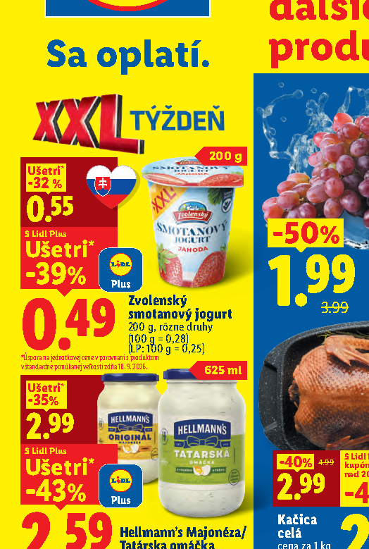 smotanový jogurt