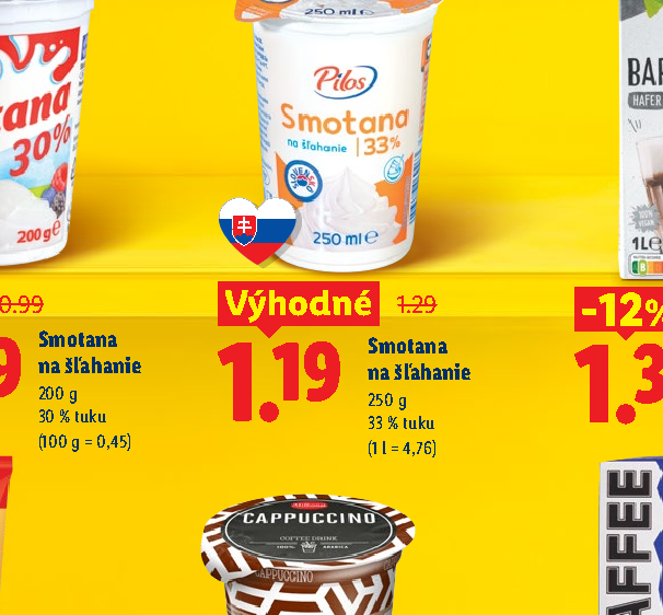 Smotana na šľahanie
