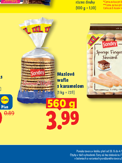 Maslové wafle s karamelom