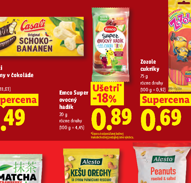 Emco Super ovocný hadík