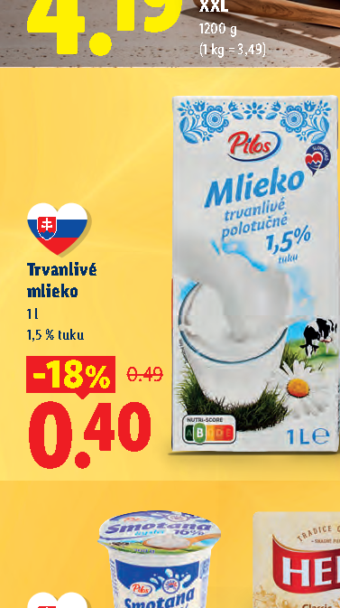 Trvanlivé mlieko