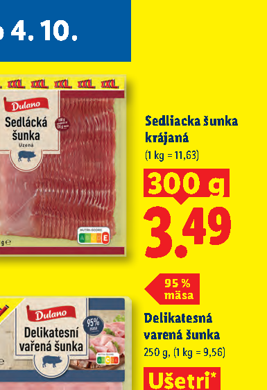 Sedliacka šunka krájaná