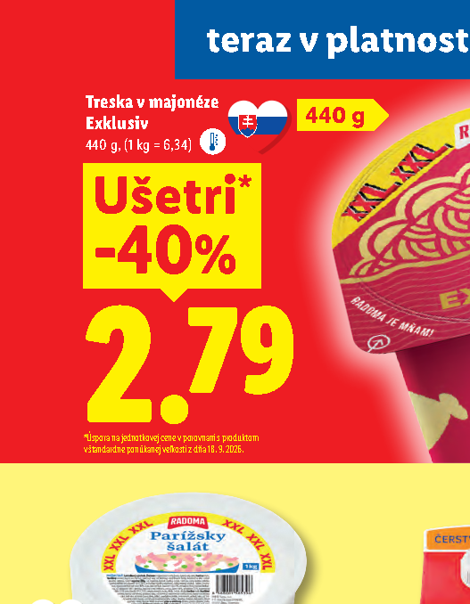 Treska v majonéze Exklusiv