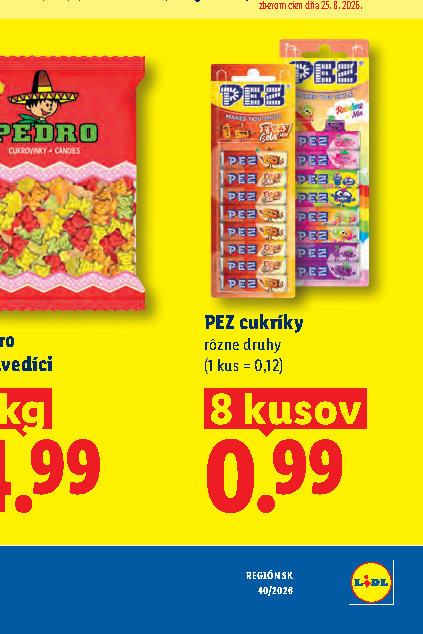 PEZ cukríky