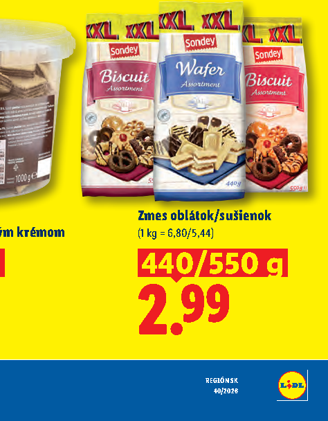Zmes oblátok/sušienok