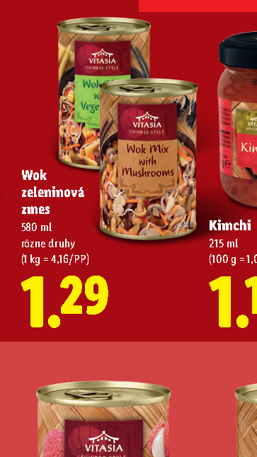 Wok zeleninová zmes