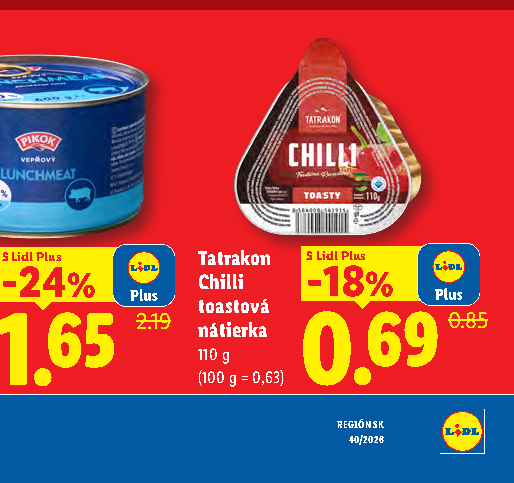 Tatrakon Chilli toastová nátierka