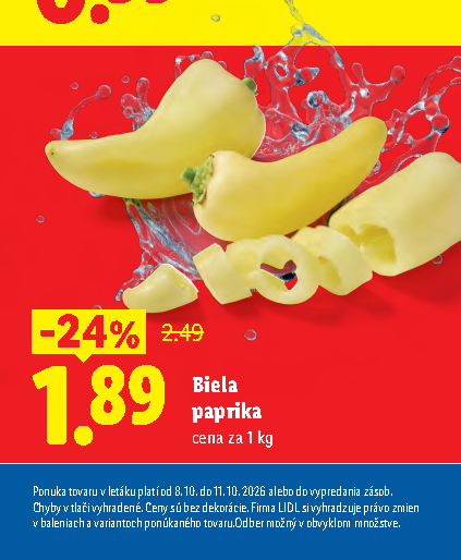 Biela paprika