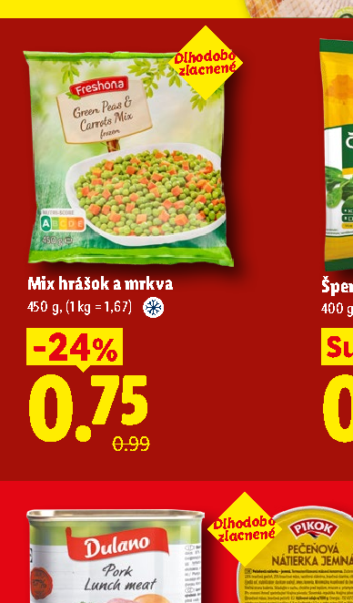 Mix hrášok a mrkva