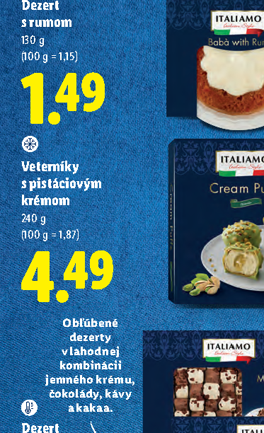 Veterníky s pistáciovým krémom