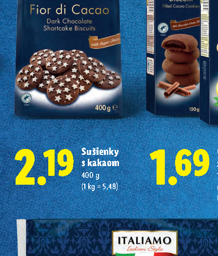 Sušienky s kakaom