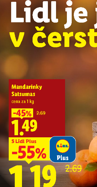 Mandarínky Satsumas