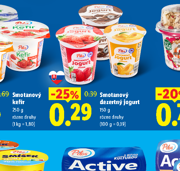 0.39 Smotanový dezertný jogurt