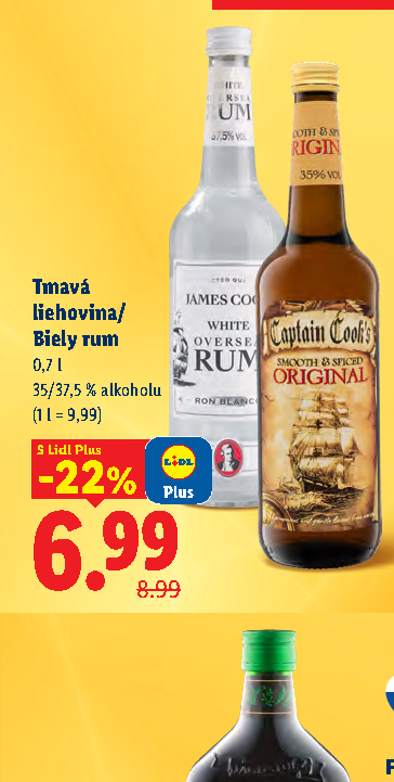 Tmavá liehovina/ Biely rum