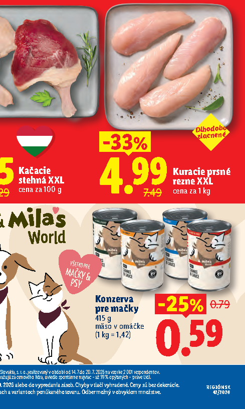 Kuracie prsné rezne XXL