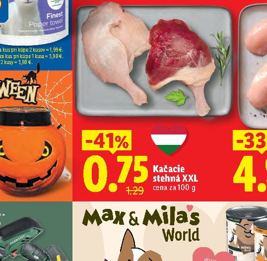 Kačacie stehná XXL