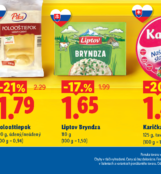 Polooštiepok Liptov Bryndza