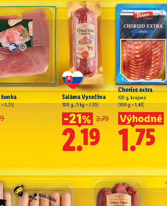 Chorizo extra Saláma Vysočina