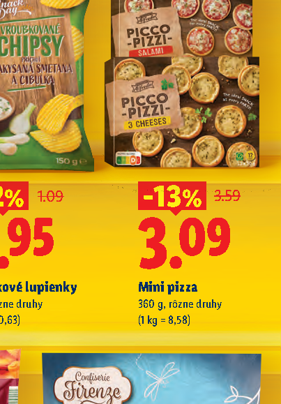 Zemiakové lupienky Mini pizza