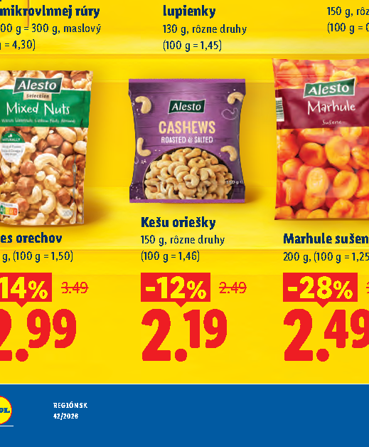 Kešu oriešky