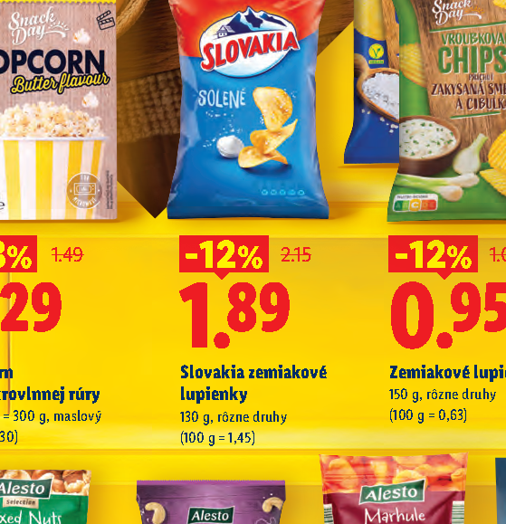 Slovakia zemiakové lupienky