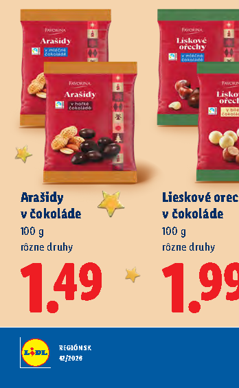 Arašidy v čokoláde