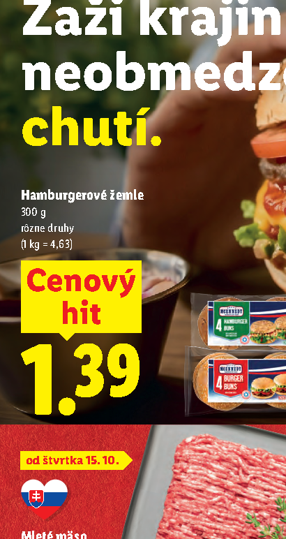 Hamburgerové žemle
