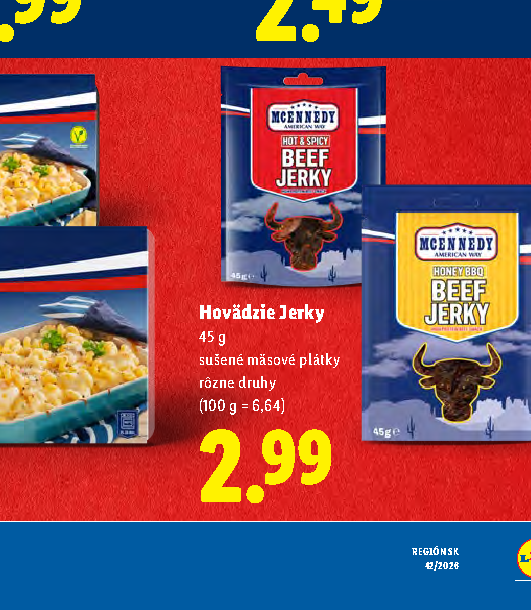 Hovädzie Jerky