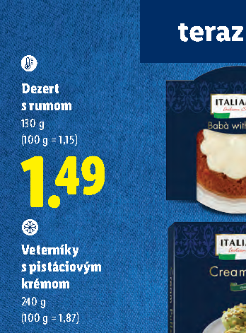 Dezert s rumom