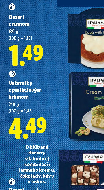 Veterníky s pistáciovým krémom