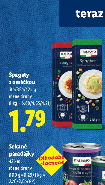 Špagety s omáčkou