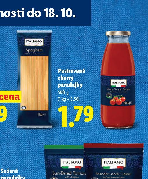Pasírované cherry paradajky