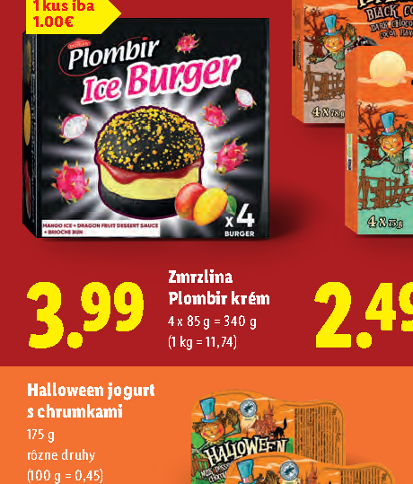 Zmrzlina Plombir krém